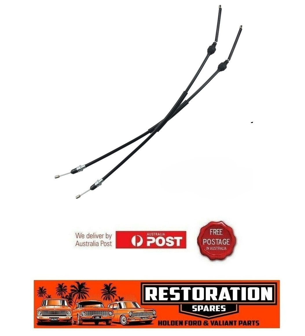 HOLDEN HK HT HG REAR HANDBRAKE CABLES DRUM TO BODY ALL MODELS INCLUDING MONARO GTS
