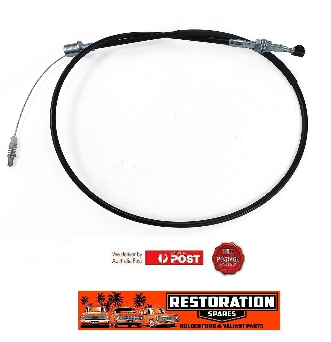 VB VC VH VK VL ACCELERATOR CABLE V8 ENGINE (EXCLUDES GROUP A)