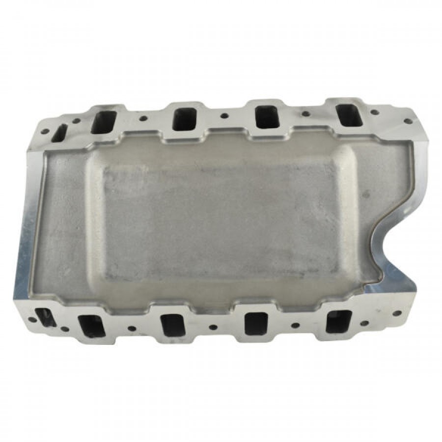 HOLDEN 308 T0 VN HEADS DUEL PLANE STREET MANIFOLD PLAIN ALLOY FINISH