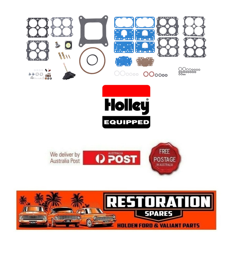 HOLLEY 4 BARREL SQUAREBORE CARBURETTOR REBUILD KIT 390 450 465 550 600 780 CFM