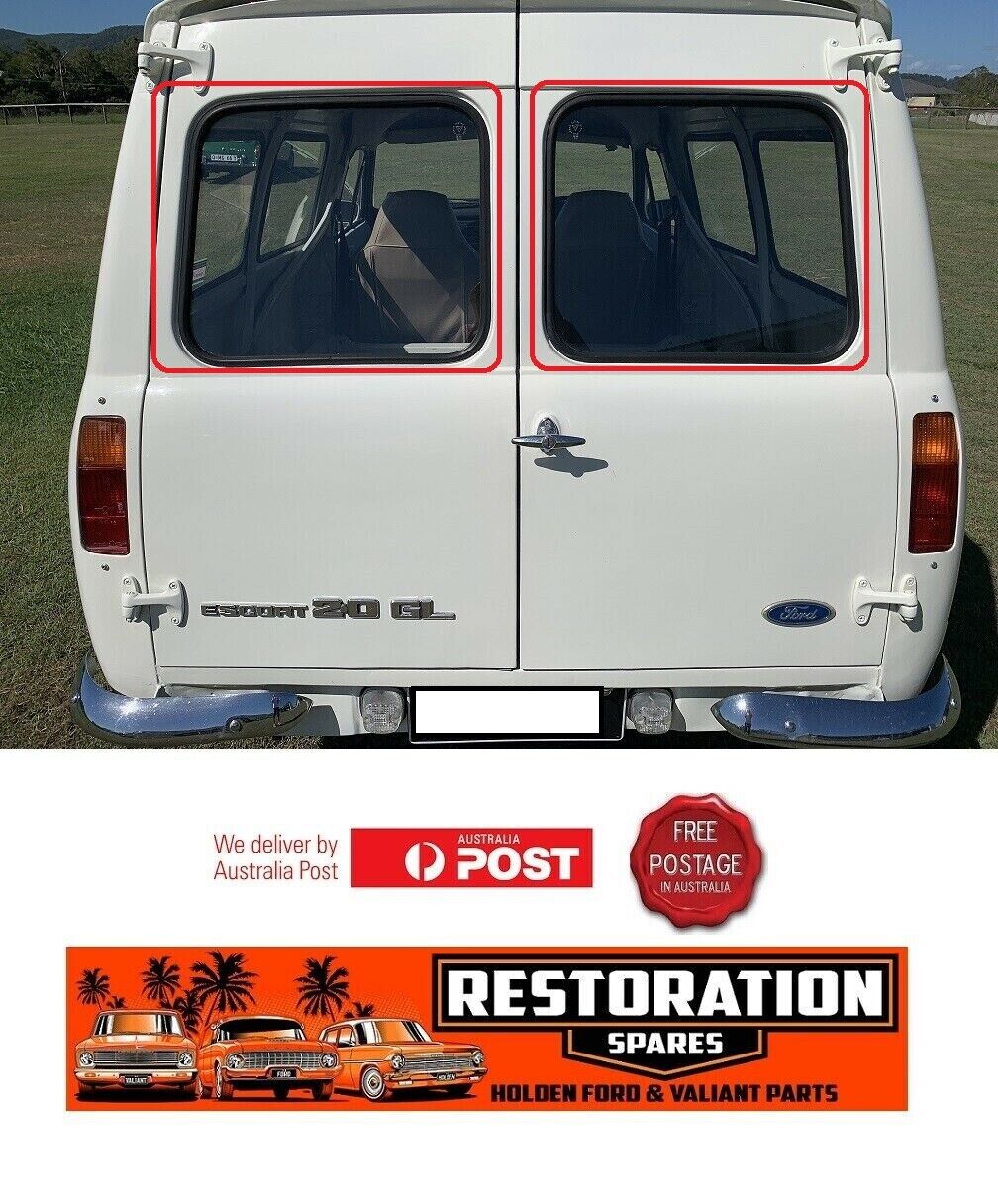 FORD ESCORT PANEL VAN MK1 MK2 REAR DOOR GLASS SEALS