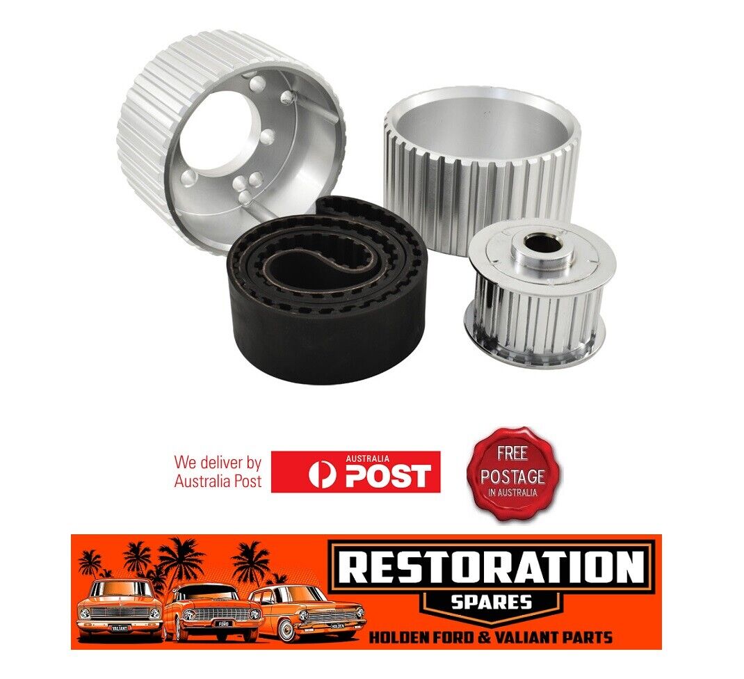 CHRYSLER VALIANT 318 340 360 GILMER DRIVE KIT WITH BELT EXCLUDES PWR STEER & AC