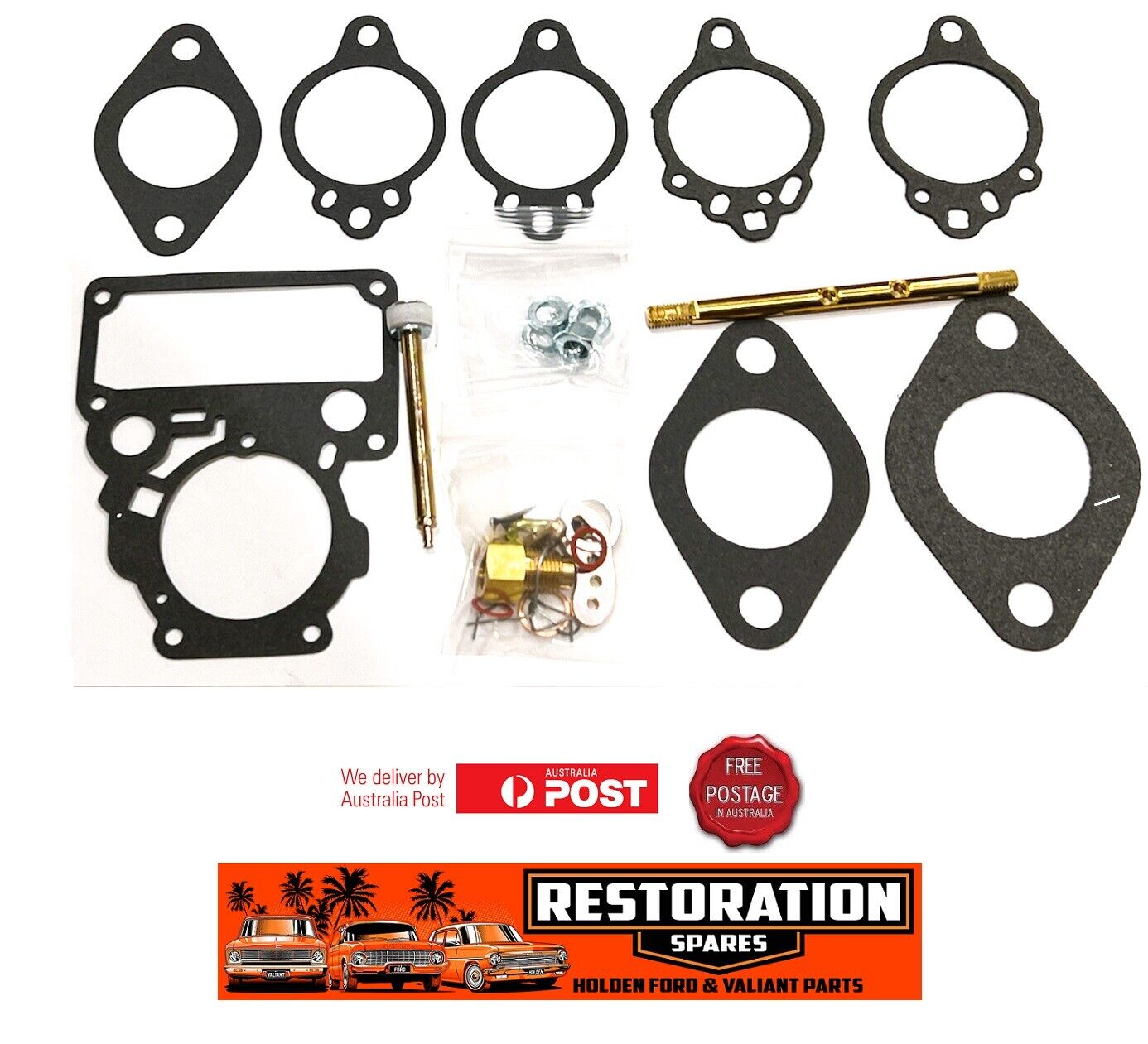 SINGLE BARREL STROMBERG CARBURETTOR REPAIR KIT FX FJ FE FC FB EK EJ EH HD HR HK HT HG HQ HJ LC LJ LH