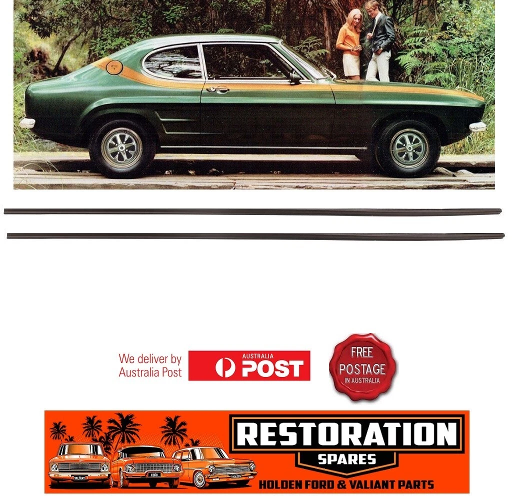 FORD CAPRI MK1 1969-1973 INNER DOOR BELT KIT