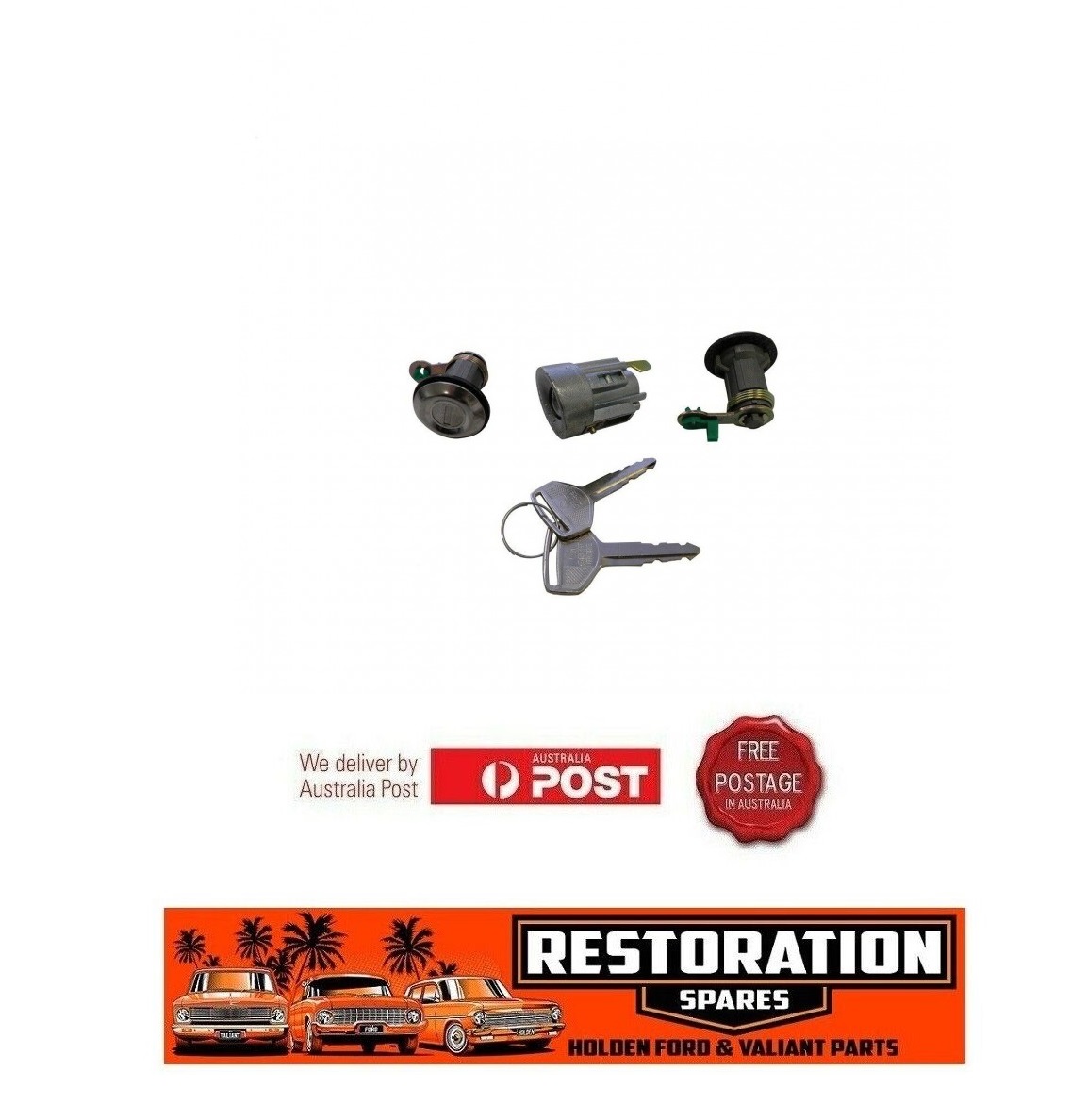 IGNITION BARREL 2 DOOR LOCKS TOYOTA COROLLA/CELICA/HI-LUX VARIOUS MODELS 75-81