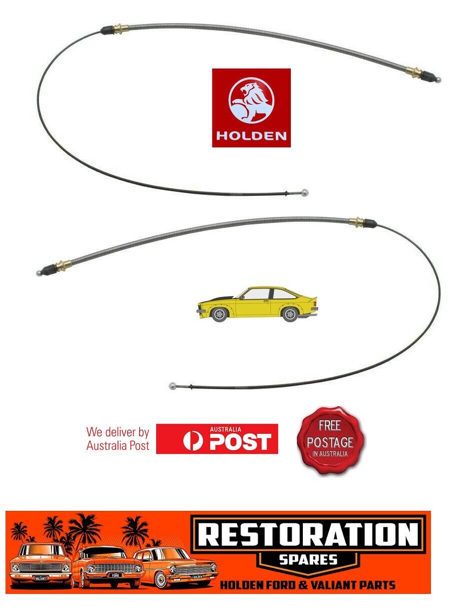TORANA LX RIGHT AND LEFT HAND REAR HANDBRAKE CABLE A9X DISC BRAKE