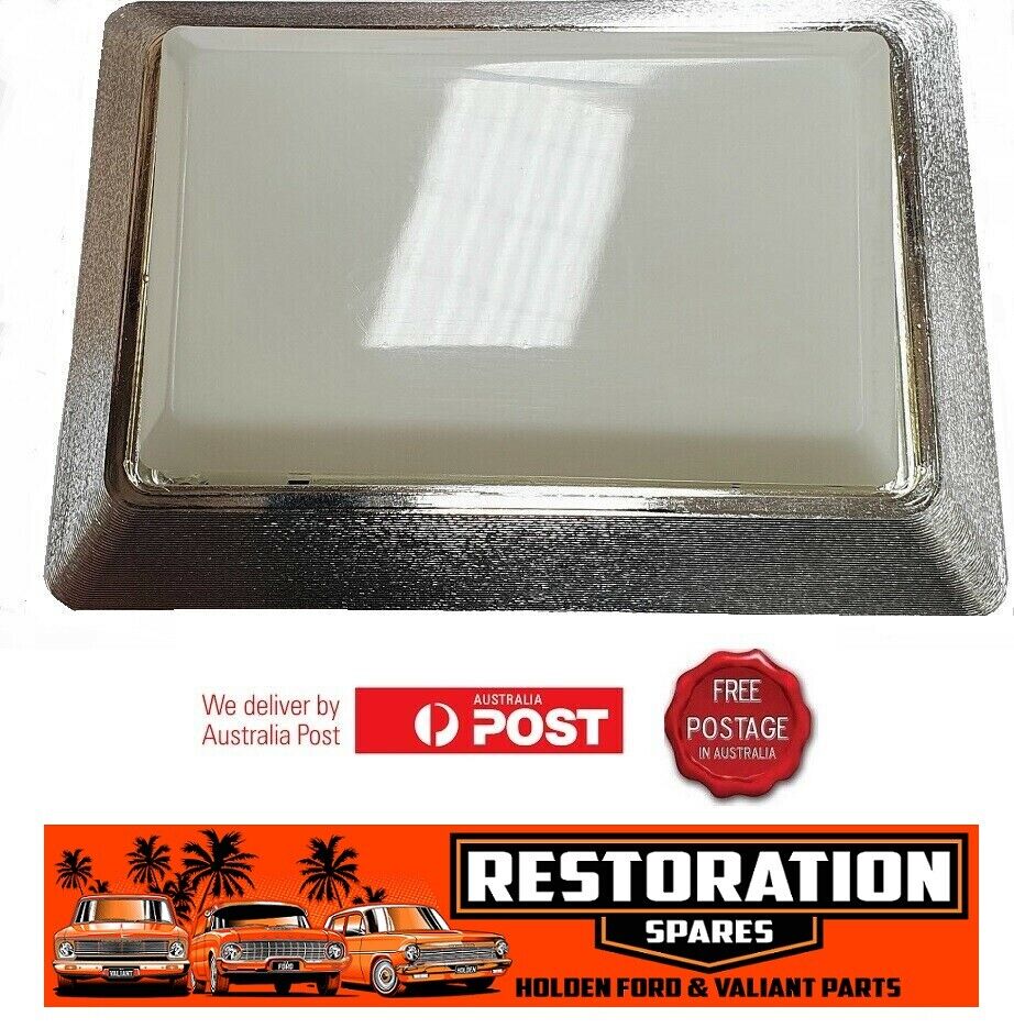 CHROME INTERIOR LIGHT ASSEMBLY HOLDEN HT HG HQ HJ HX HZ WB TORANA LH LX UC COMMODORE VB VC VH VK VL