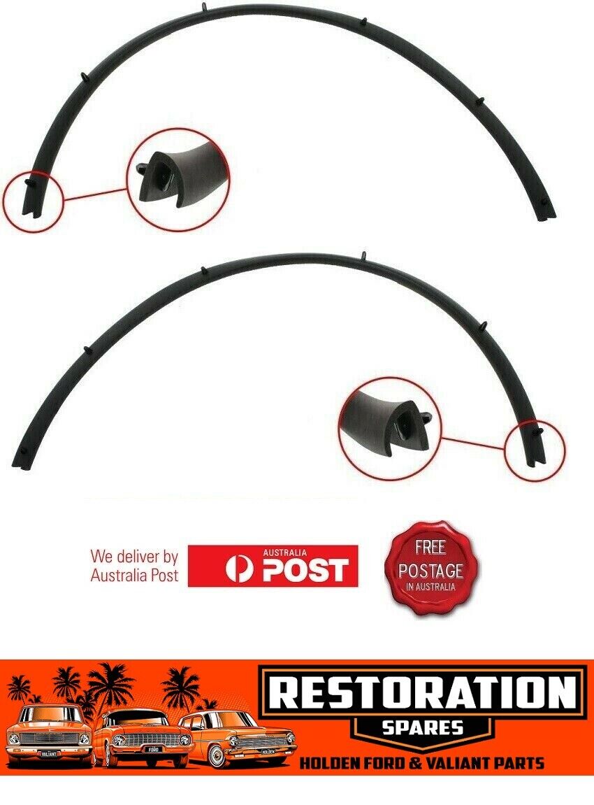 DOG LEG SEALS PAIR (2) GEMINI REAR DOOR OPENING