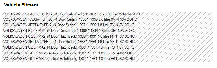 IGNITION BARREL AND KEYS SUITS VOLKSWAGON JEDDA GOLF PASSAT (see 2nd photo for fitment)