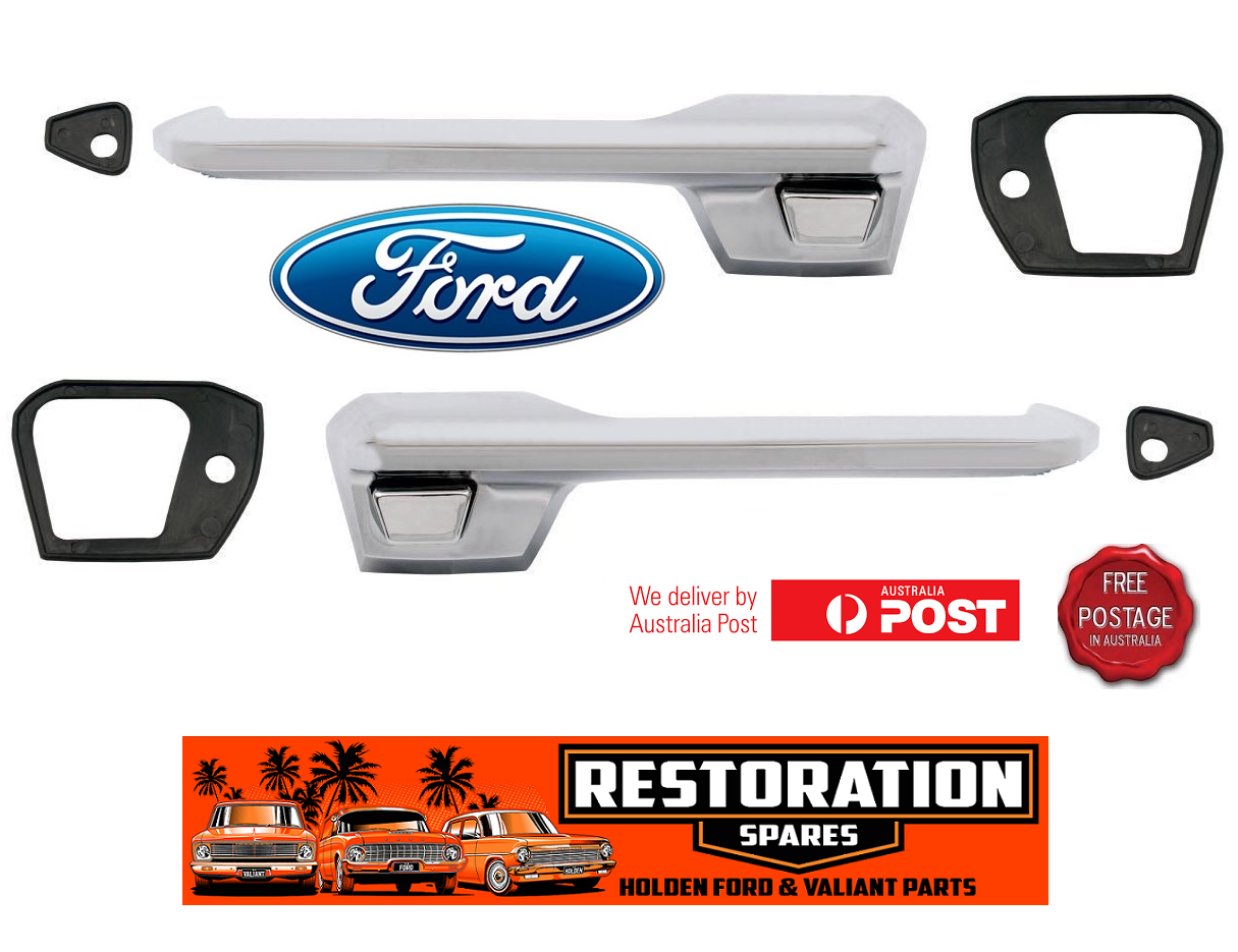 FORD FALCON XR XT XW XY FRONT OUTER DOOR HANDLE SET UTE VAN