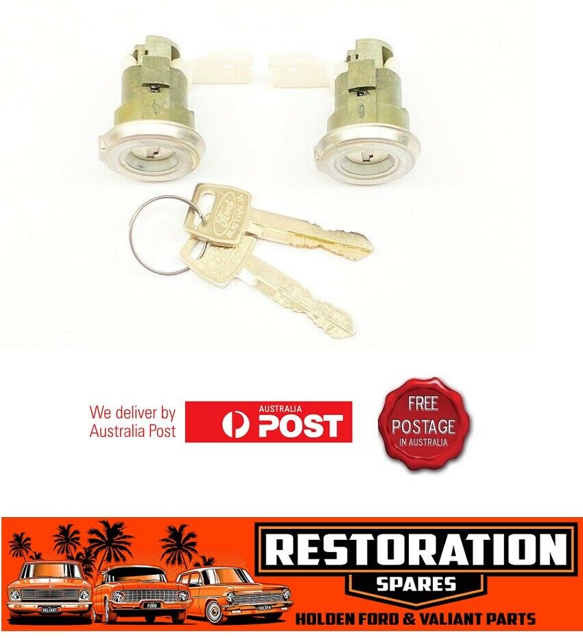 DOOR LOCKS PAIR FORD EA FALCON SEDAN WAGON