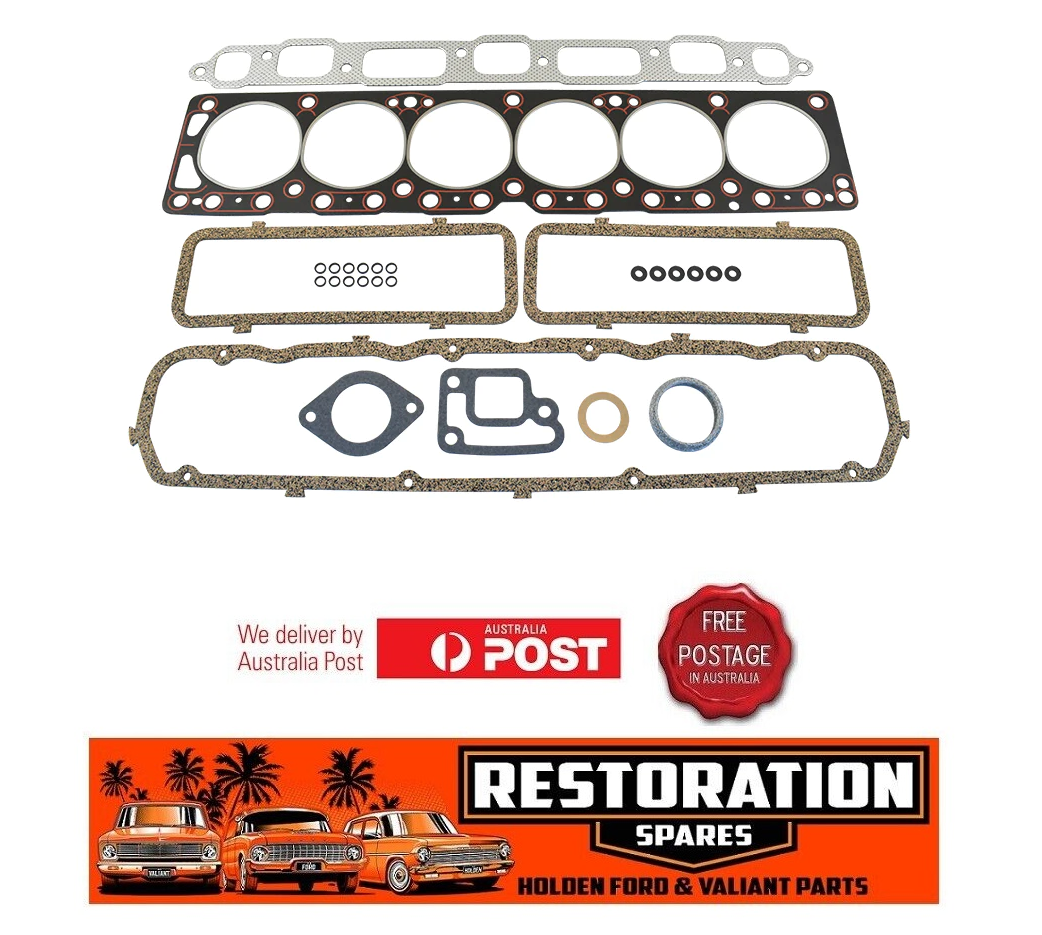 HOLDEN 6 CYLINDER RED MOTOR 138 149 161 173 179 186 202 VRS GASKET SET