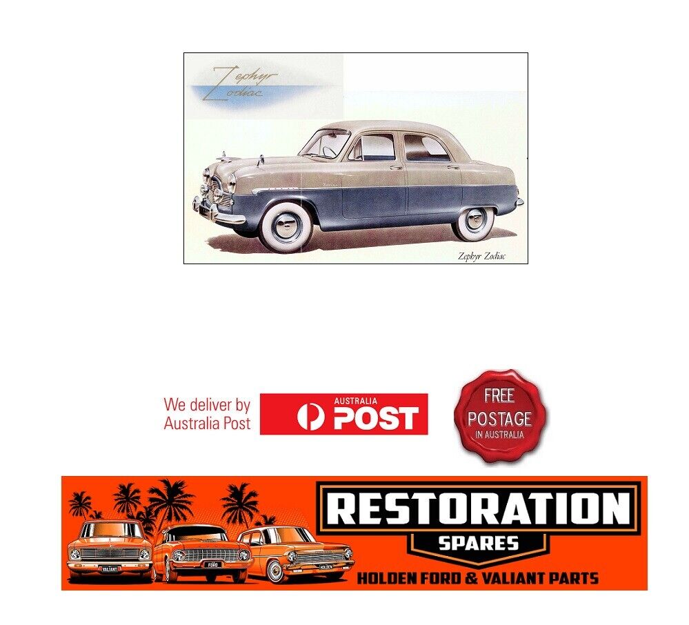 FORD ZEPHYR MK1 SEDAN RUBBER KIT FACTORY TYPE WINDSCREEN SEALS