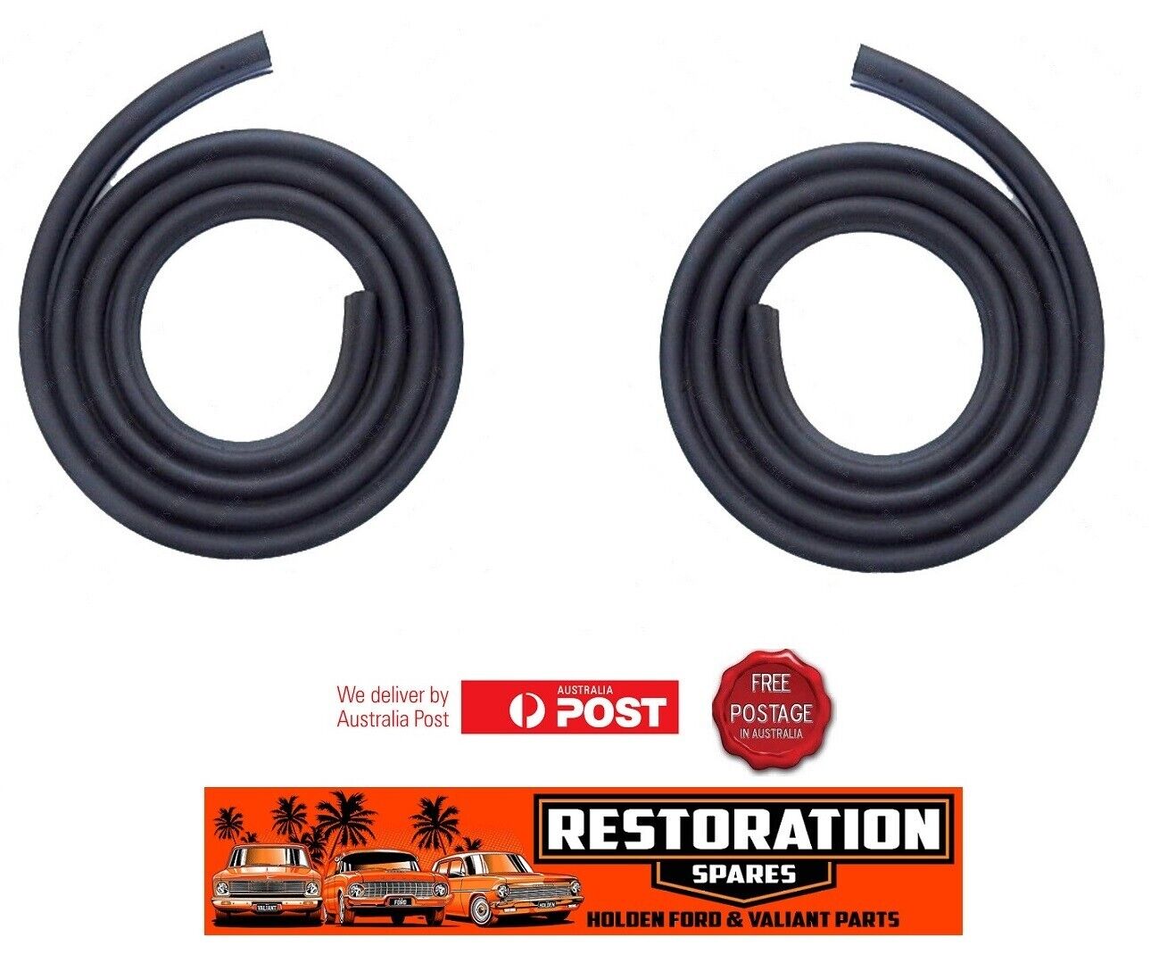 FORD ESCORT MK1 2 DOOR COUPE LH & RH FRONT DOOR SEALS (2 DOOR)