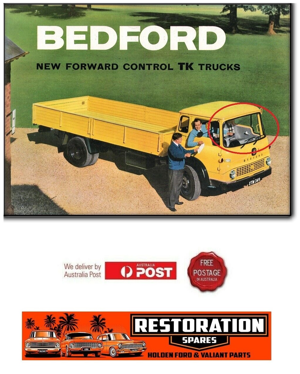 TK BEDFORD TRUCK FRONT WINDSCREEN SEAL