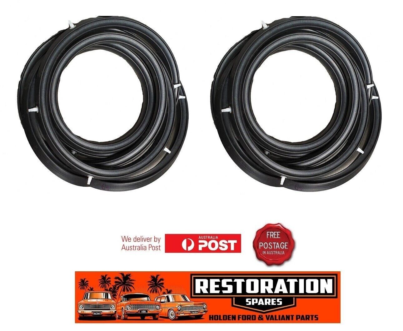 NISSAN DATSUN STANZA REAR DOOR SEAL SET MITRED CORNERS