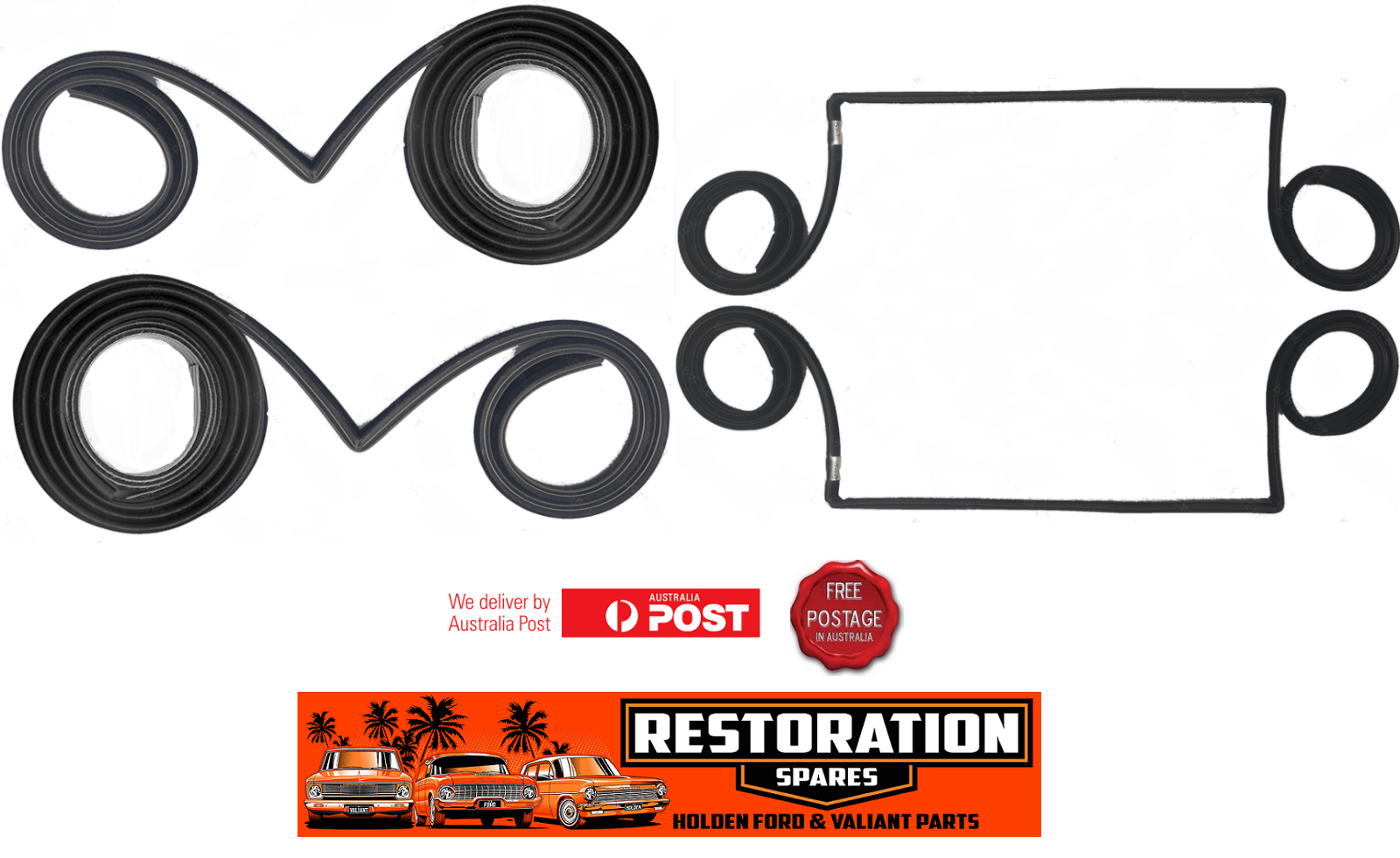 FORD CORTINA TC TD FRONT & REAR DOOR BAILEY CHANNEL WITH MITRED CORNERS