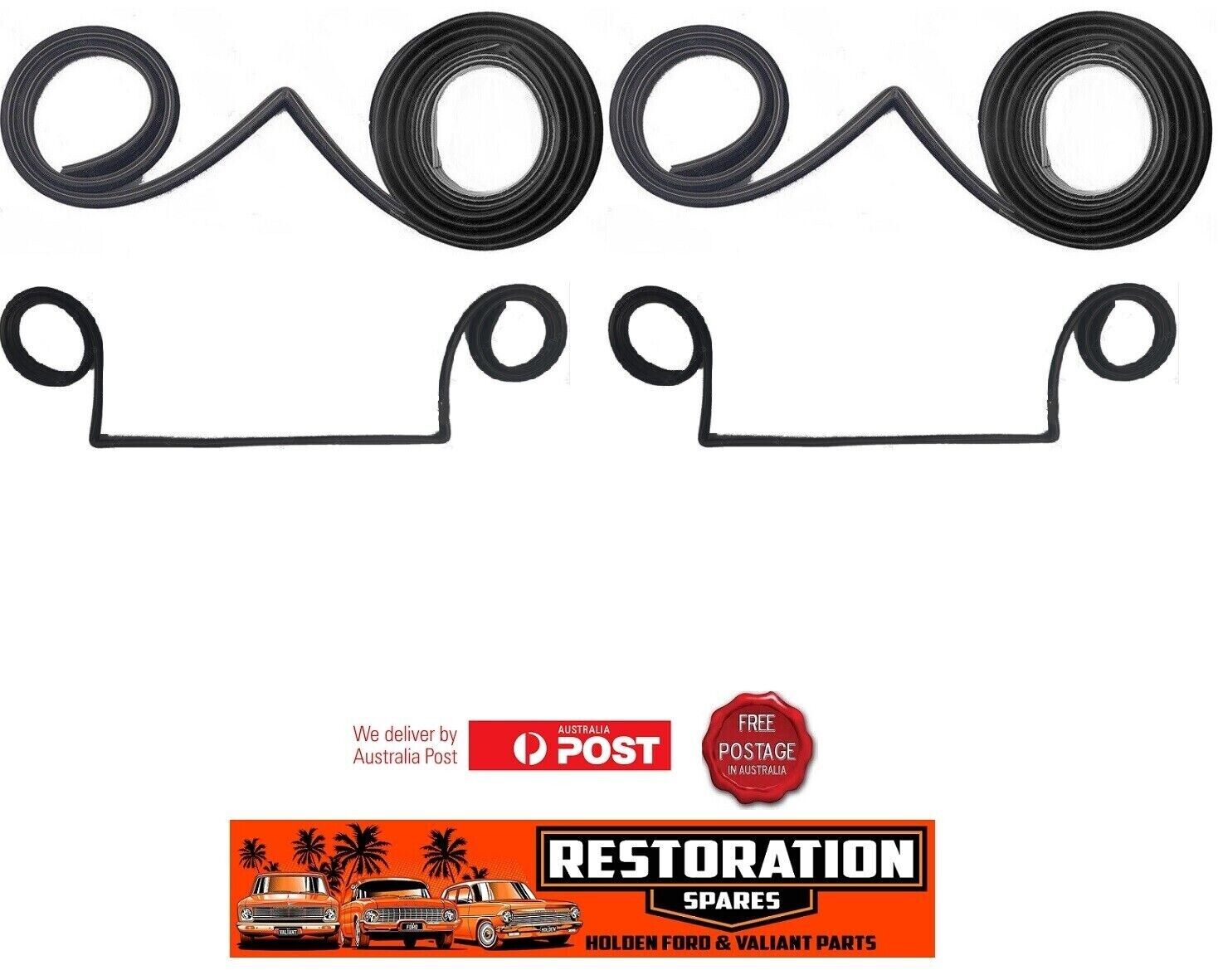 NISSAN DATSUN STANZA SEDAN FRONT & REAR DOOR BAILEY CHANNELS MITRED CORNERS