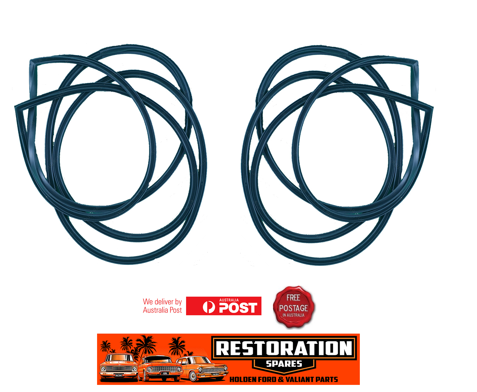 DODGE D5N AT4 INTERNATIONAL C1100 LEFT & RIGHT HAND SIDE MITRED CORNER DOOR SEAL