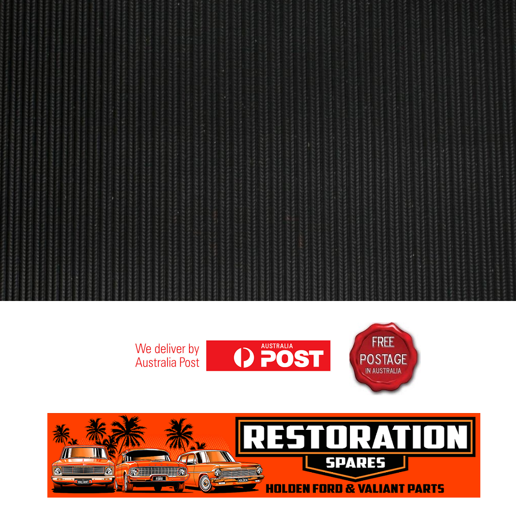 BLACK RIBBED ROOF LINING HOLDEN TORANA LC LJ 2 DOOR COUPE