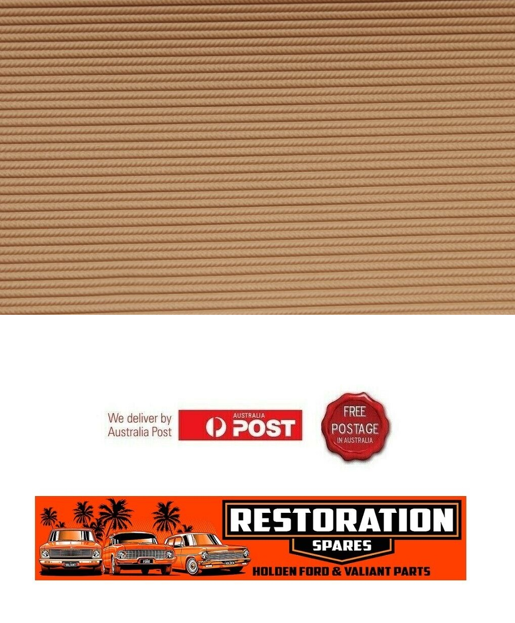 ANTIQUE SADDLE RIBBED ROOF LINING HOLDEN TORANA LX UC 2 DOOR HATCH