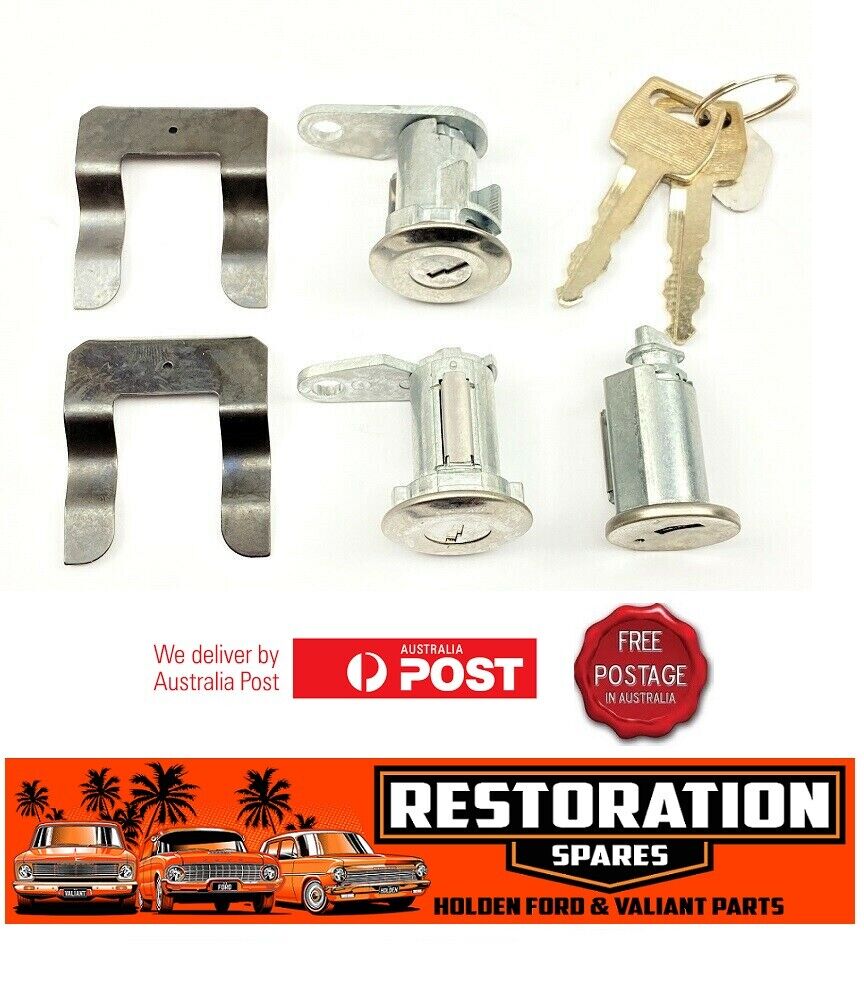 IGNITION BARREL & 2 DOOR LOCKS FORD FALCON XR XT XW XY – 01/71