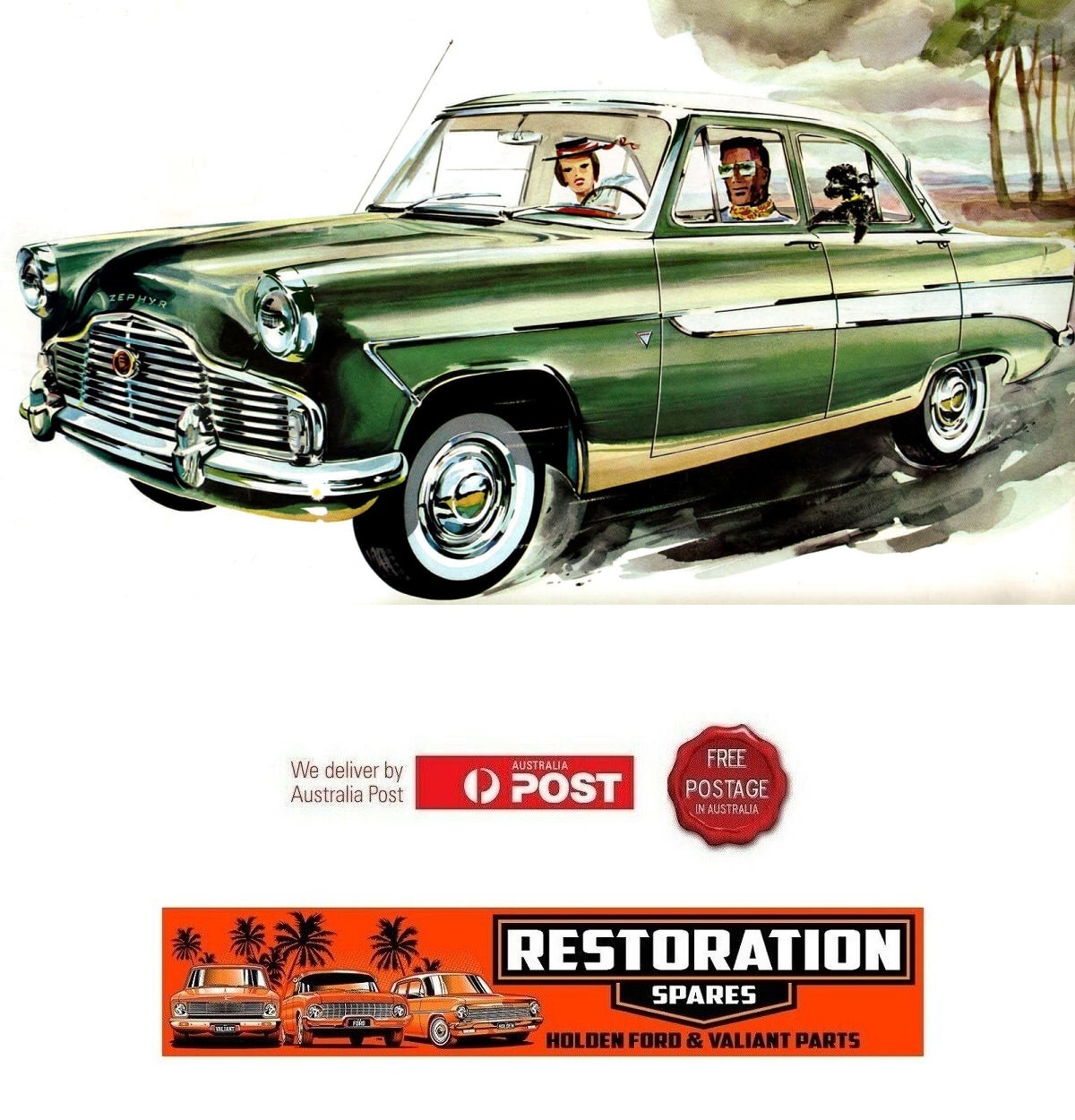 FORD ZEPHYR MK2 “HIGHLINE” SEDAN 1956-1959 RUBBER KIT