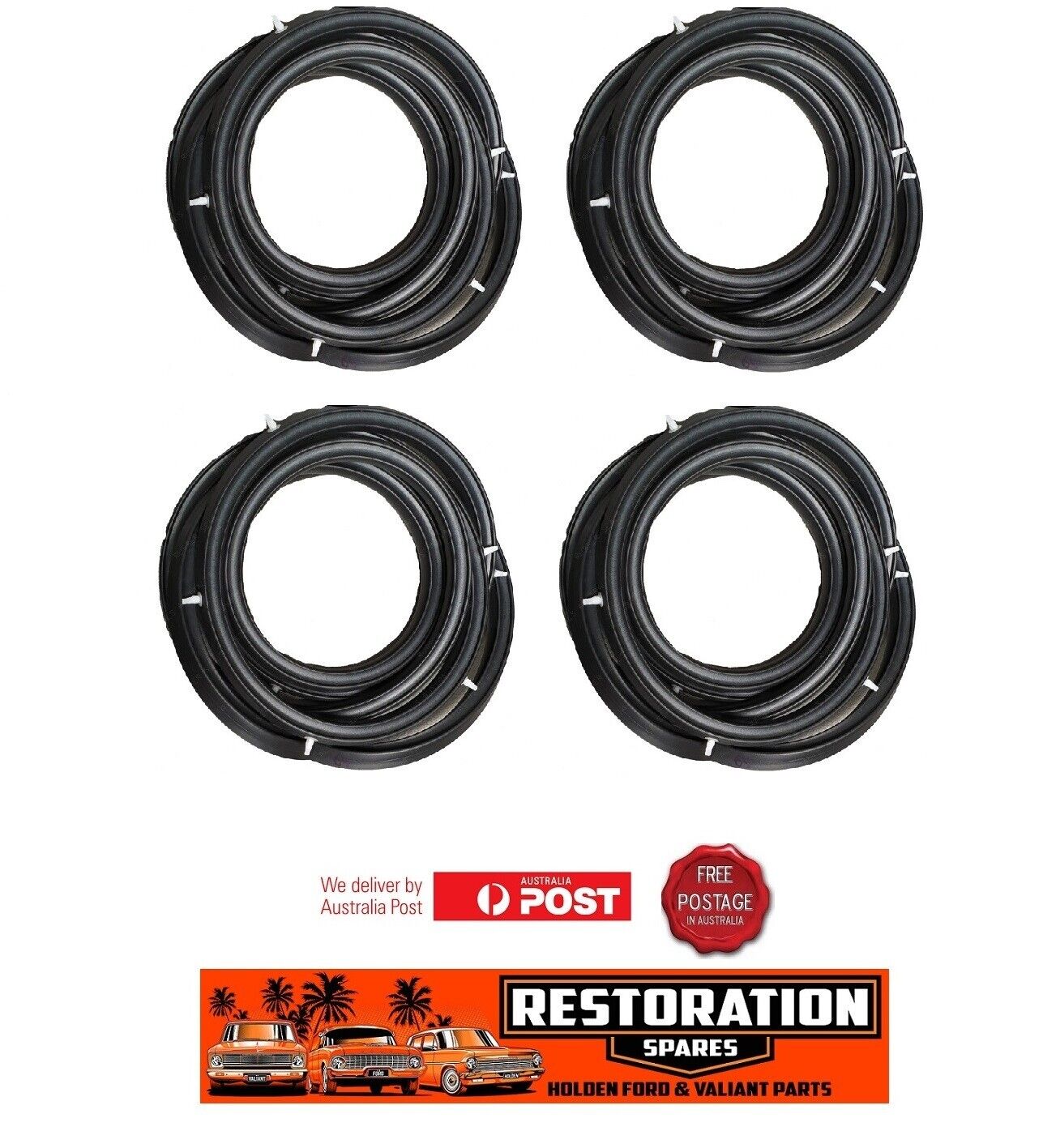 CHRYSLER ROYAL SEDAN FRONT AND REAR DOOR SEAL KIT