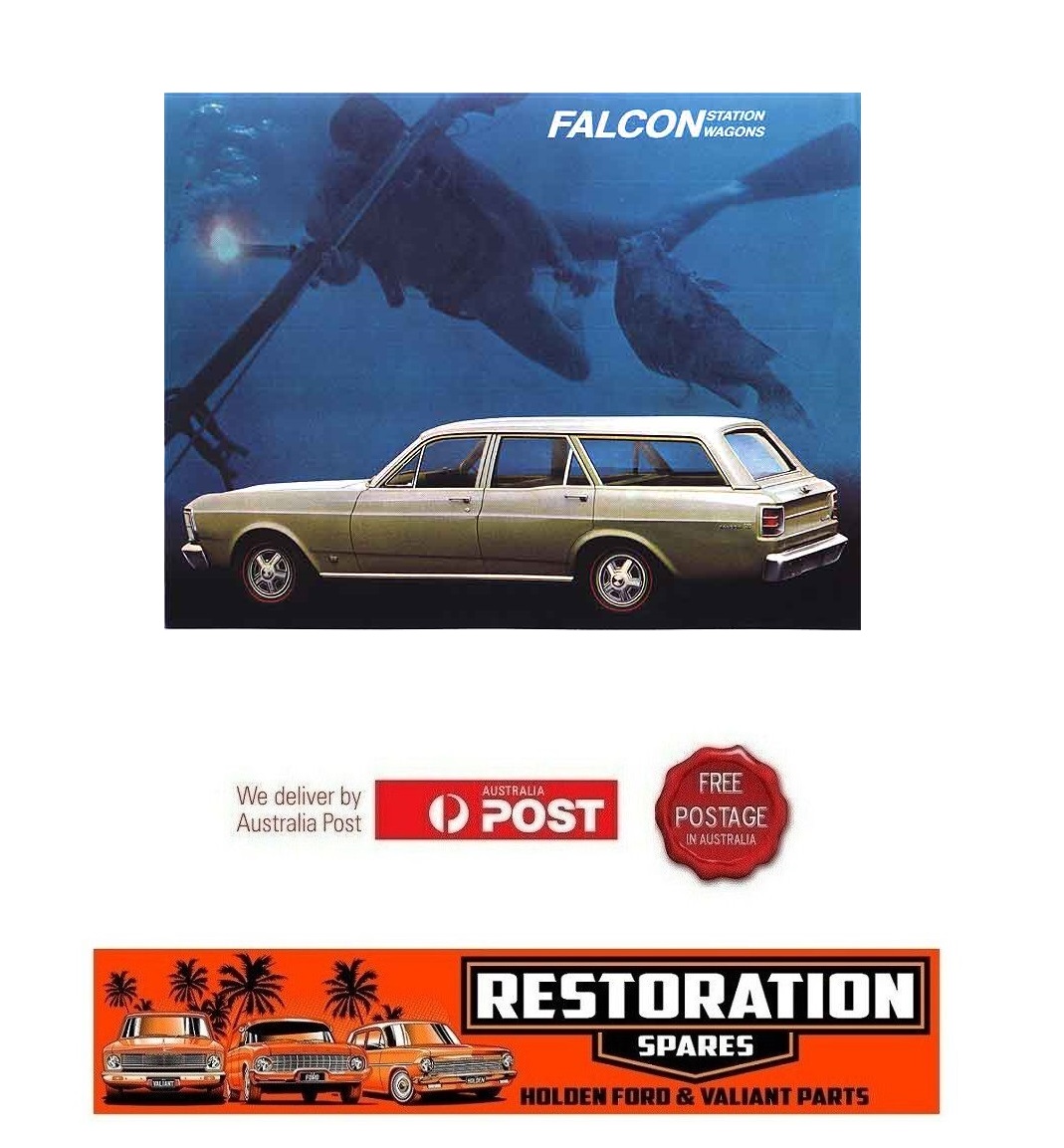 FORD FALCON XR XT XW XY STATION WAGON LOWER TAILGATE SEAL