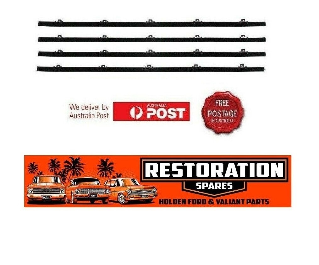 CHRYSLER VALIANT AP5-AP6 UTE INNER AND OUTER DOOR BELT WEATHER STRIPS