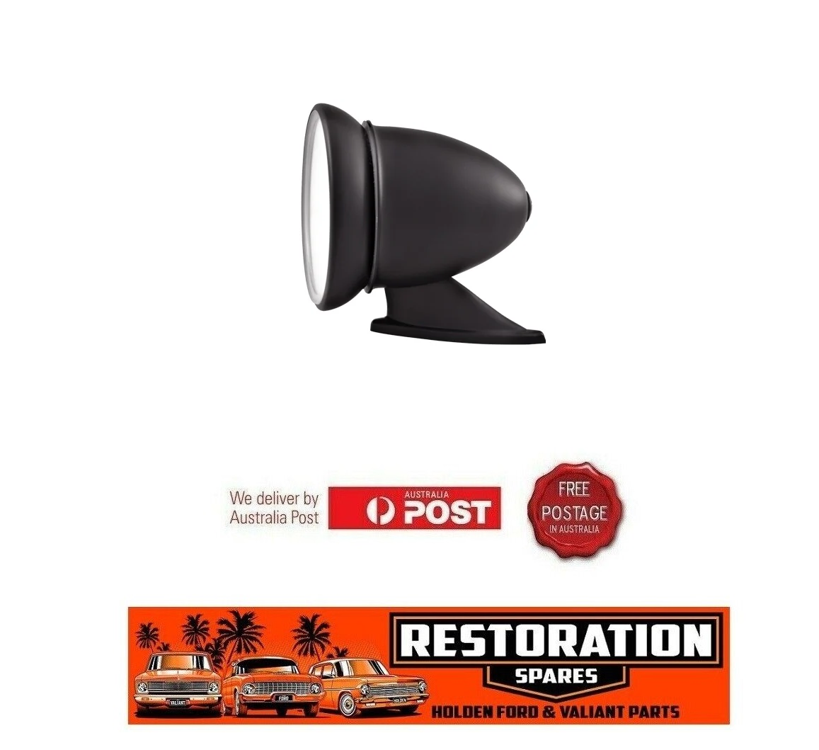 BLACK DOOR GUARD BULLET SPORTS MIRROR