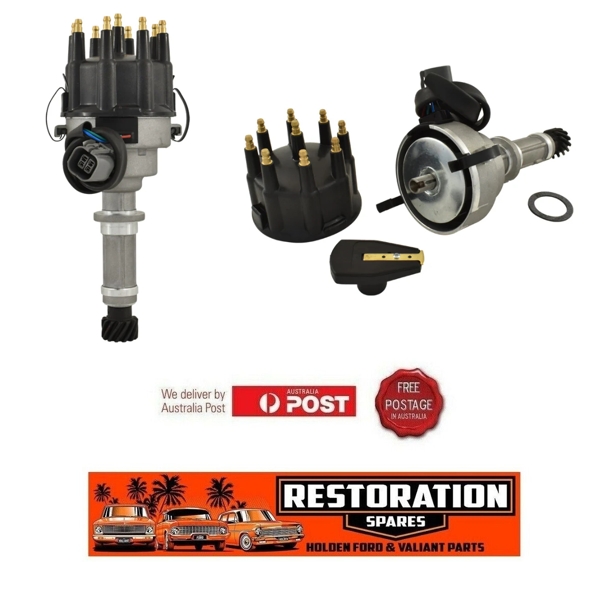 HOLDEN COMMODORE VT SERIES 1  304 355 V8 GREY PLUG TYPE READY TO RUN DISTRUBUTOR