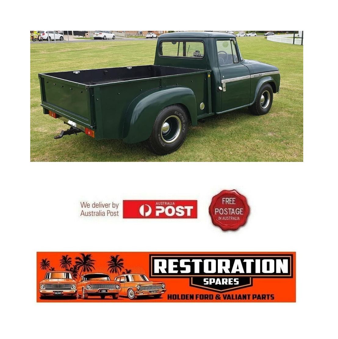 DODGE TRUCK UTE D5N AT5 INTERNATIONAL C1100 BODY RUBBER KIT WITH FULL STAINLESS BAILEY CHANNELS