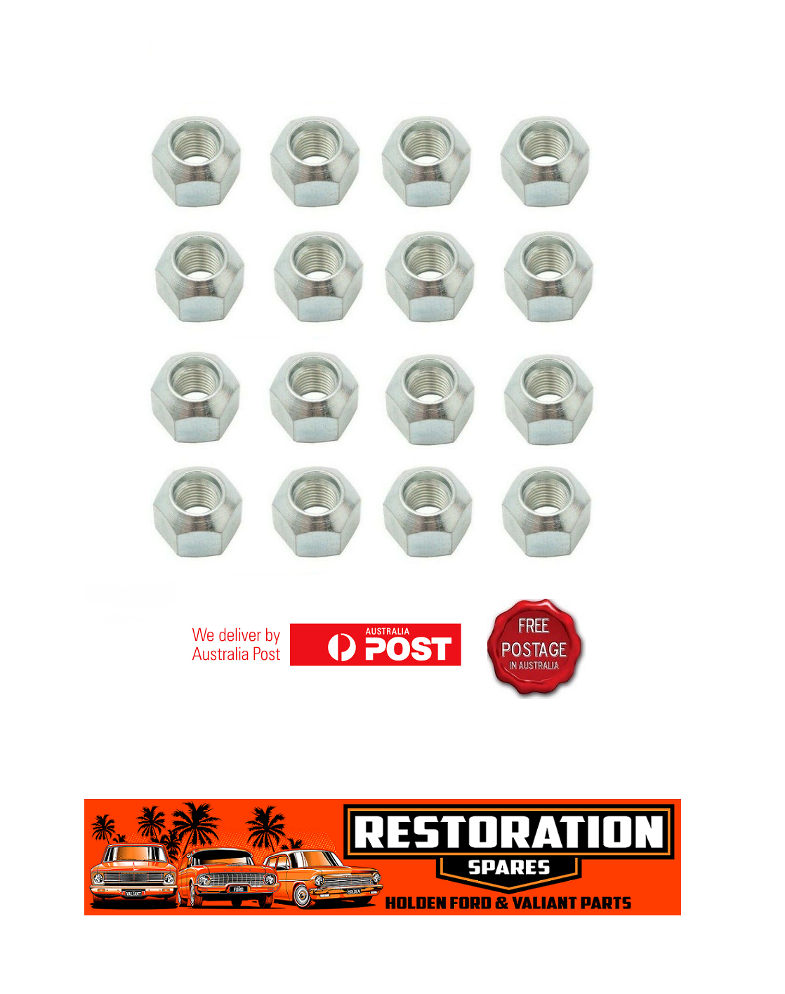 DATSUN WHEEL NUT SET (16)