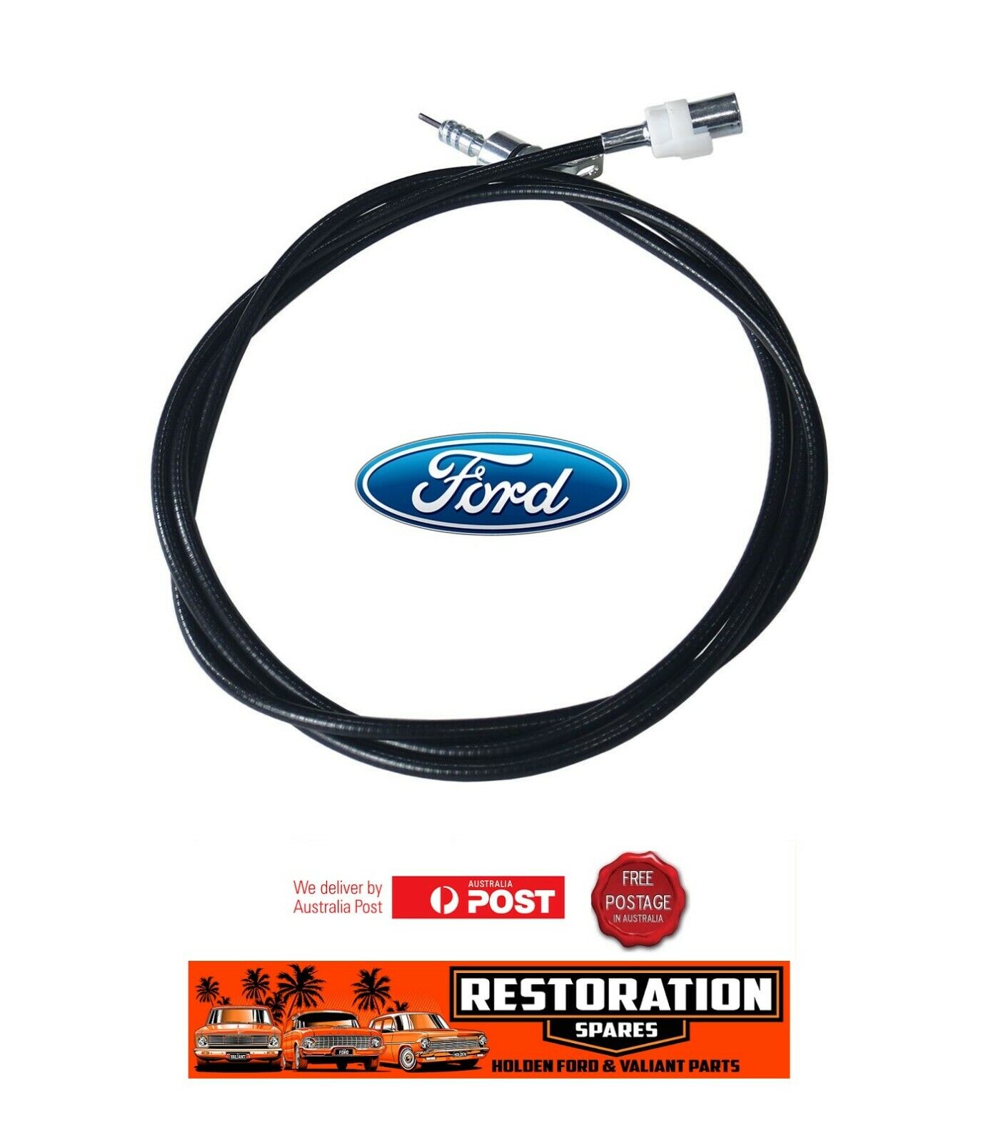 SPEEDO CABLE SUITS XA XB FITTED WITH BORGWARNER 3 OR 4 SPEED MANUAL