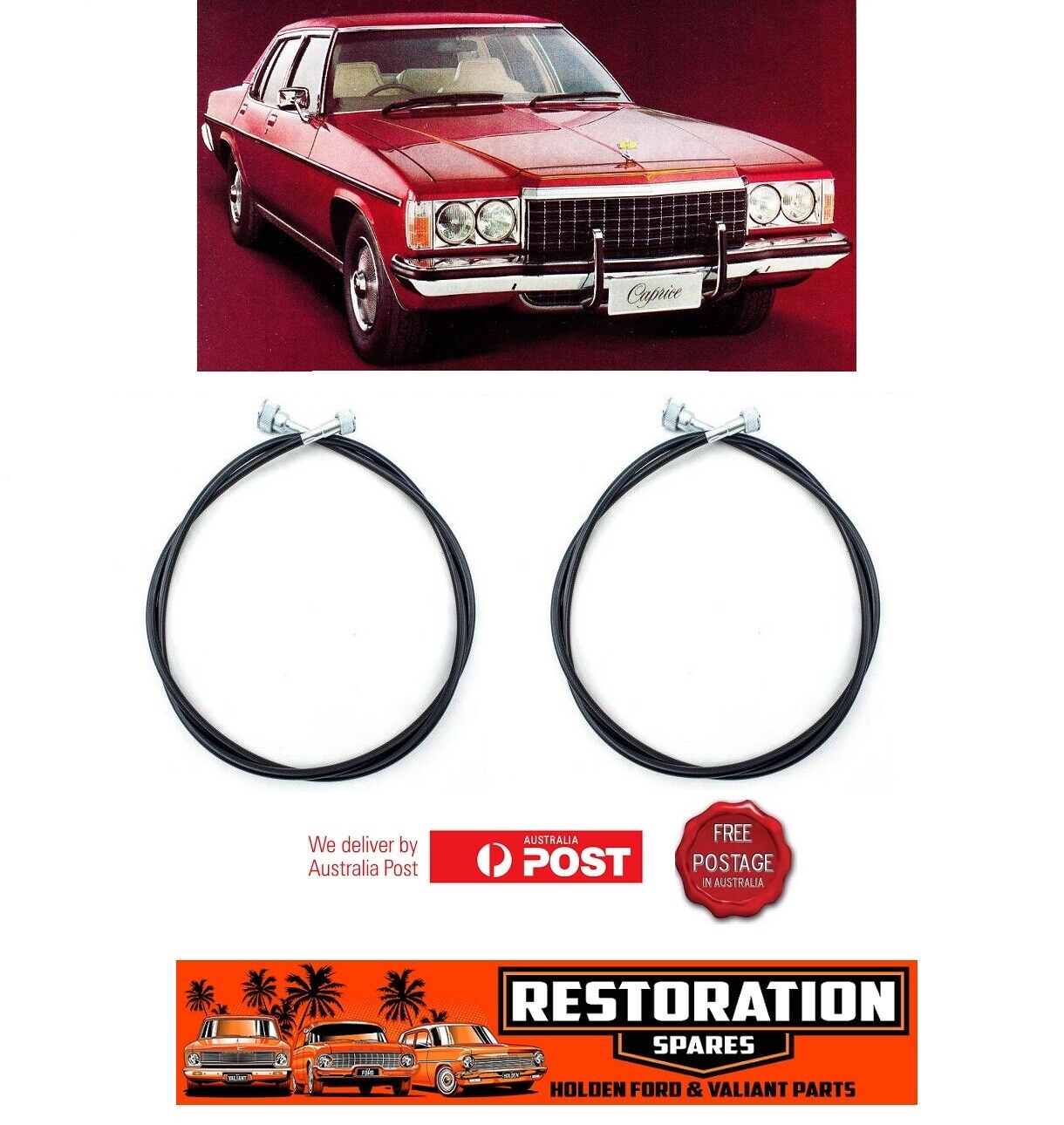 HOLDEN WB TURBO 400 GEARBOX TO TRANSDUCER AND TRANSDUCER TO SPEEDO HEAD SPEEDO CABLE