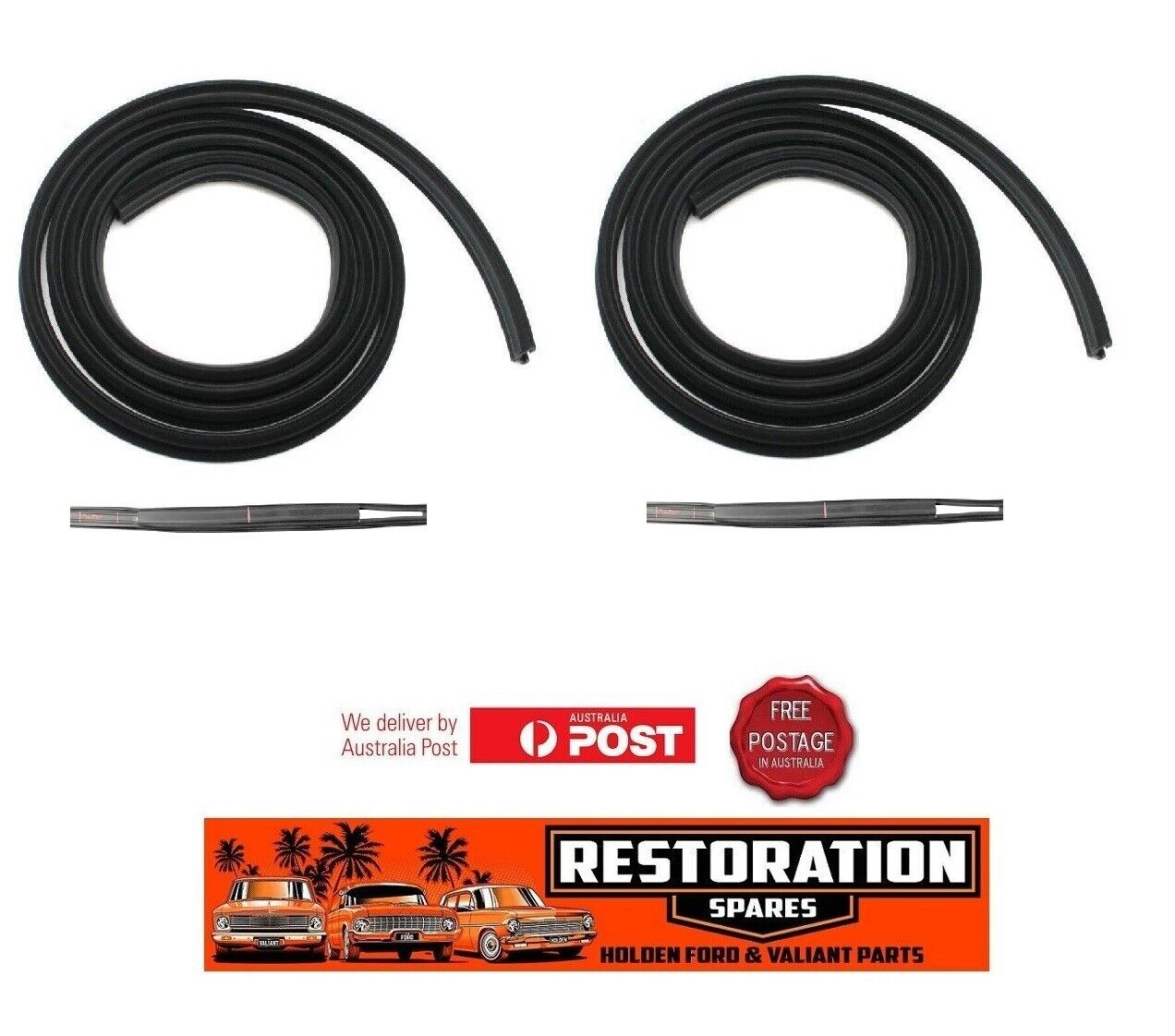 GM CF BEDFORD VAN PAIR (2) FRONT DOOR BAILEY CHANNEL KITS