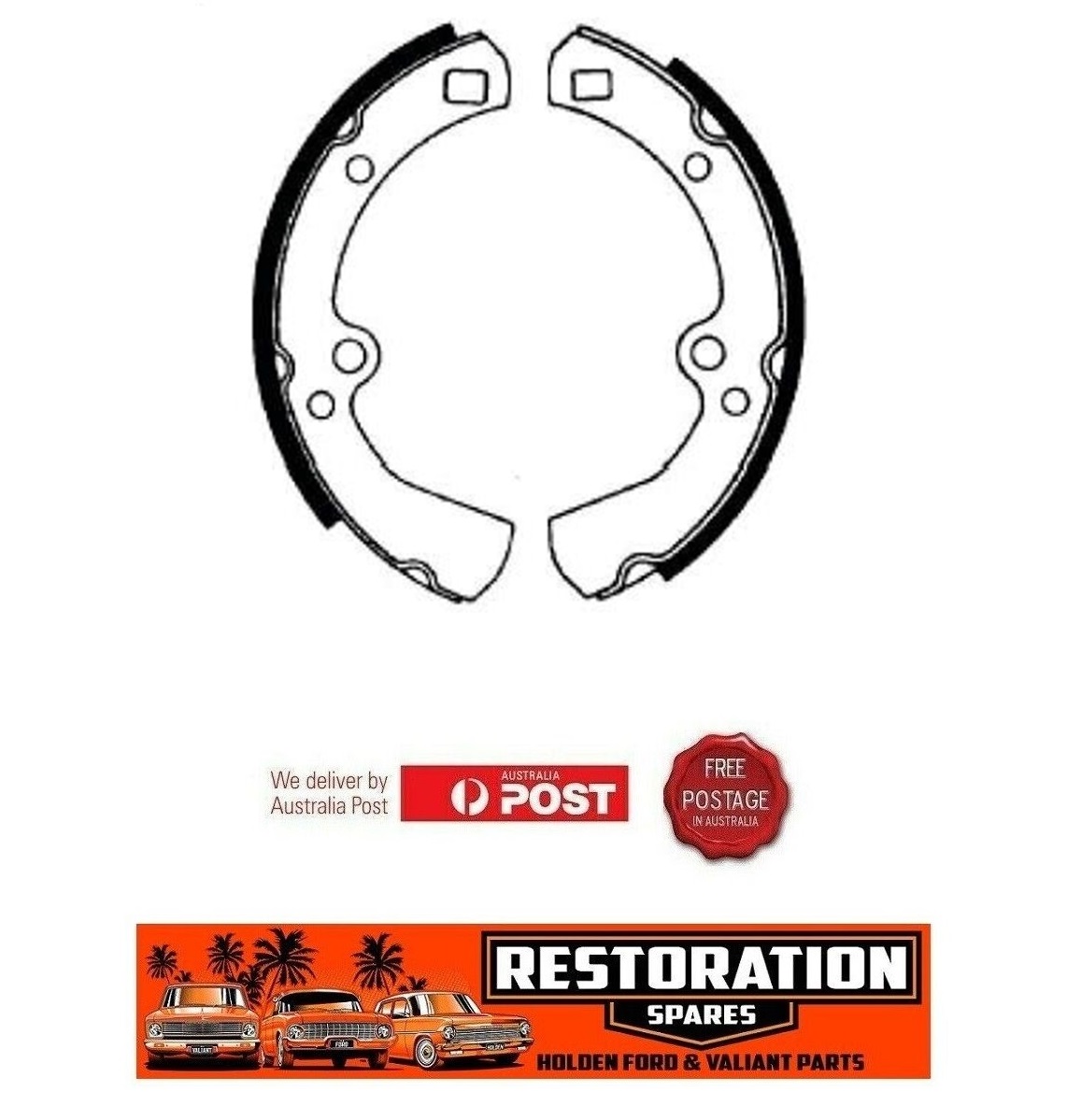 REAR BRAKE SHOES TOYOYA COROLLA KE10 11 15 16 17 18