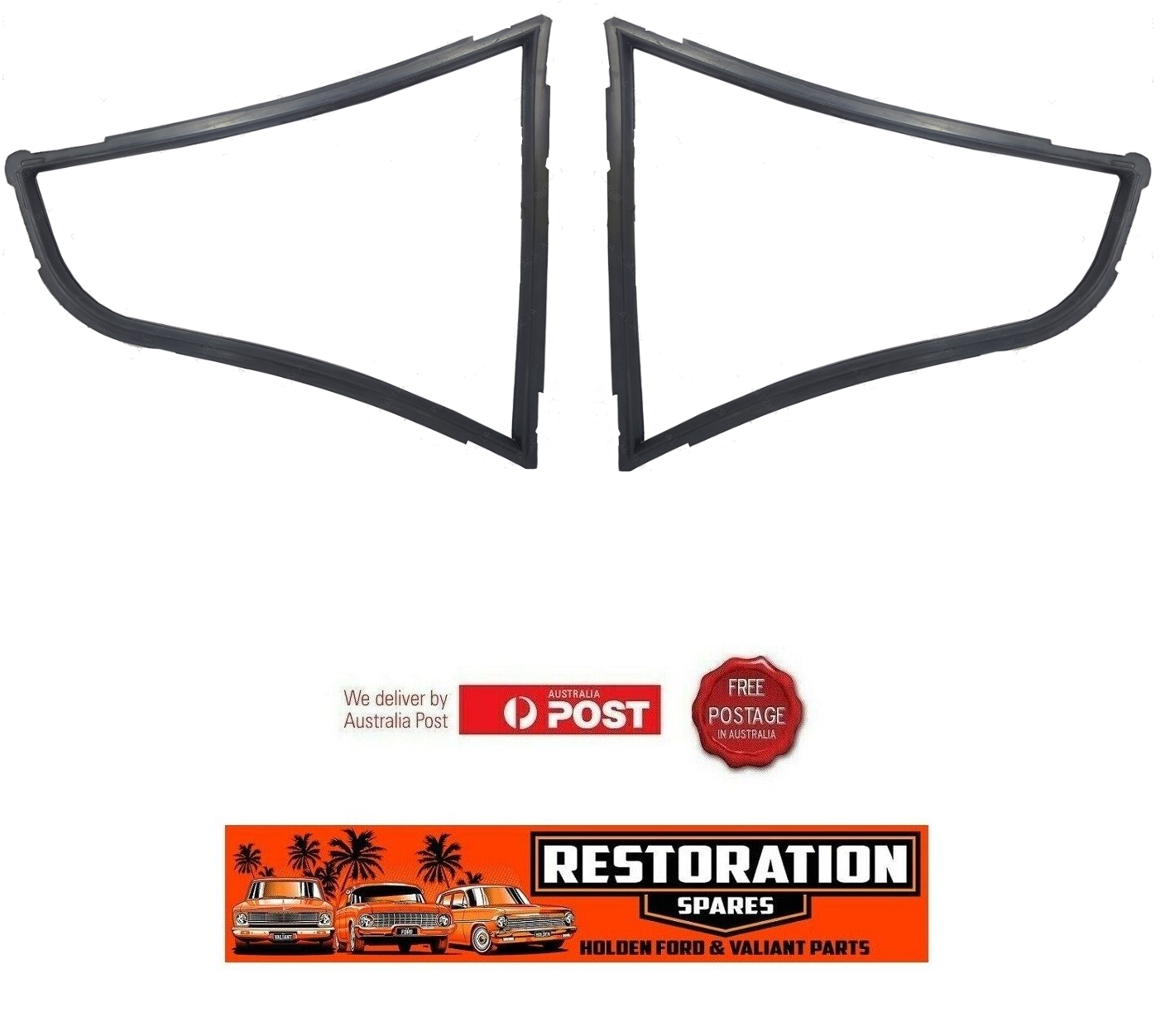 REAR QUARTER VENT SEAL X 2 suits NISSAN DATSUN 240Z 260Z 280Z