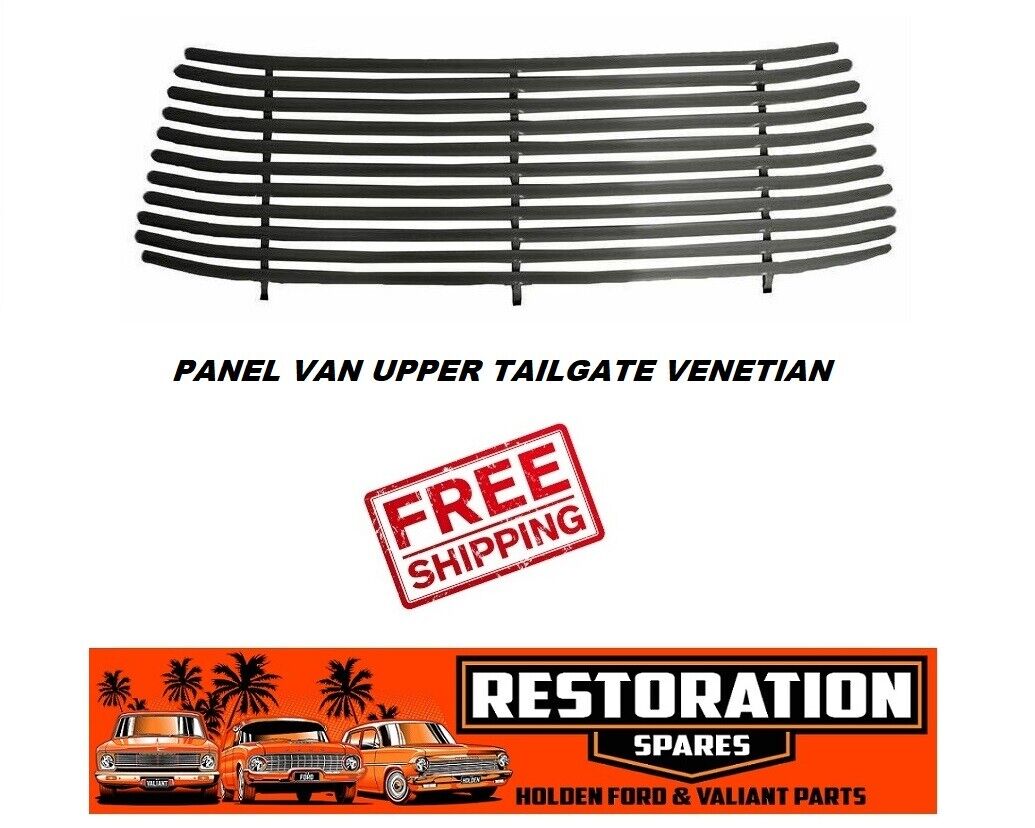 HOLDEN EJ EH PANEL VAN UPPER TAILGATE REAR VENETIAN BLACK