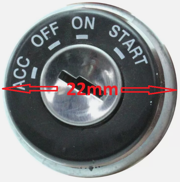 UNIVERSAL IGNITION SWITCH WITH 2 KEYS