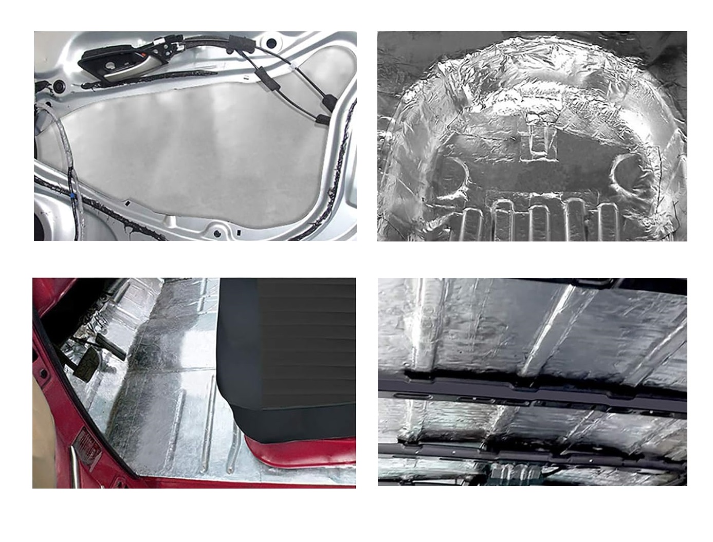 12 SHEETS CAR FLOOR SOUND DEADENER NOISE INSULATION HEAT PROOF read before order