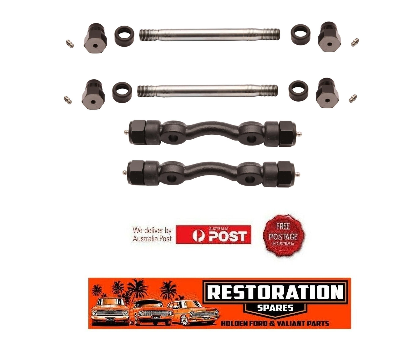 HOLDEN HD HR X2 186S BALL JOINT FRONT UPPER & LOWER FRONT CONTROL ARM PIVOT PIN