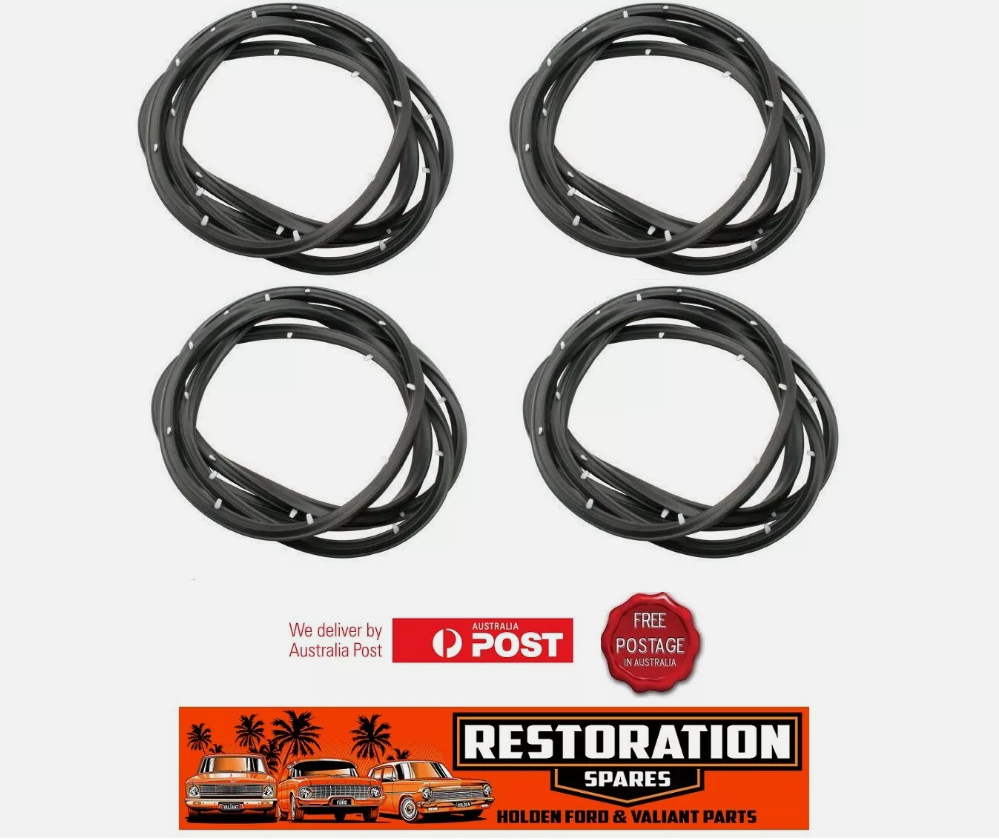 TOYOTA LANDCRUISER FJ60 STATION WAGON FRONT & REAR DOOR SEAL SET 4 SEALS