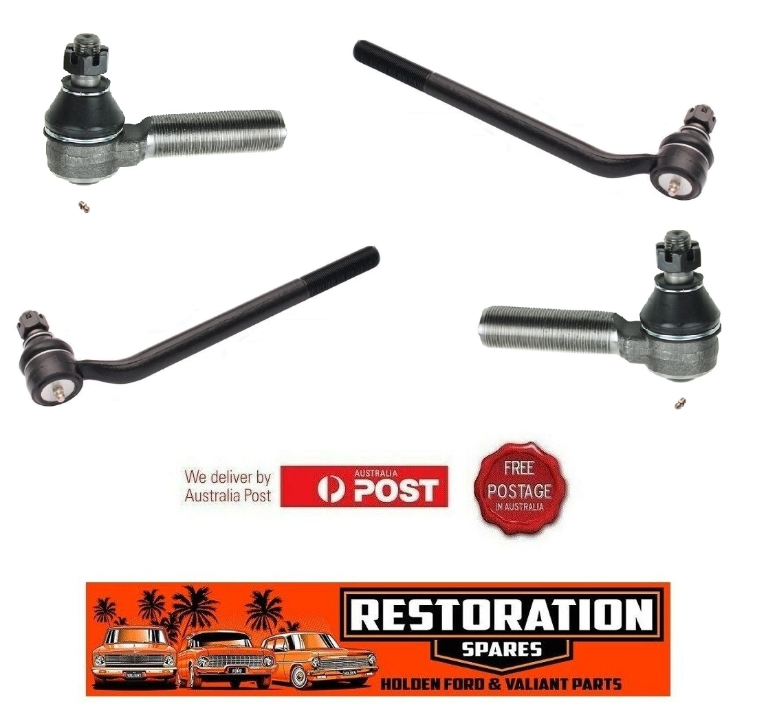 HOLDEN HD HR INNER & OUTER TIE ROD END SPLIT PIN CASTLELLATED NUT GREASE NIPPLE
