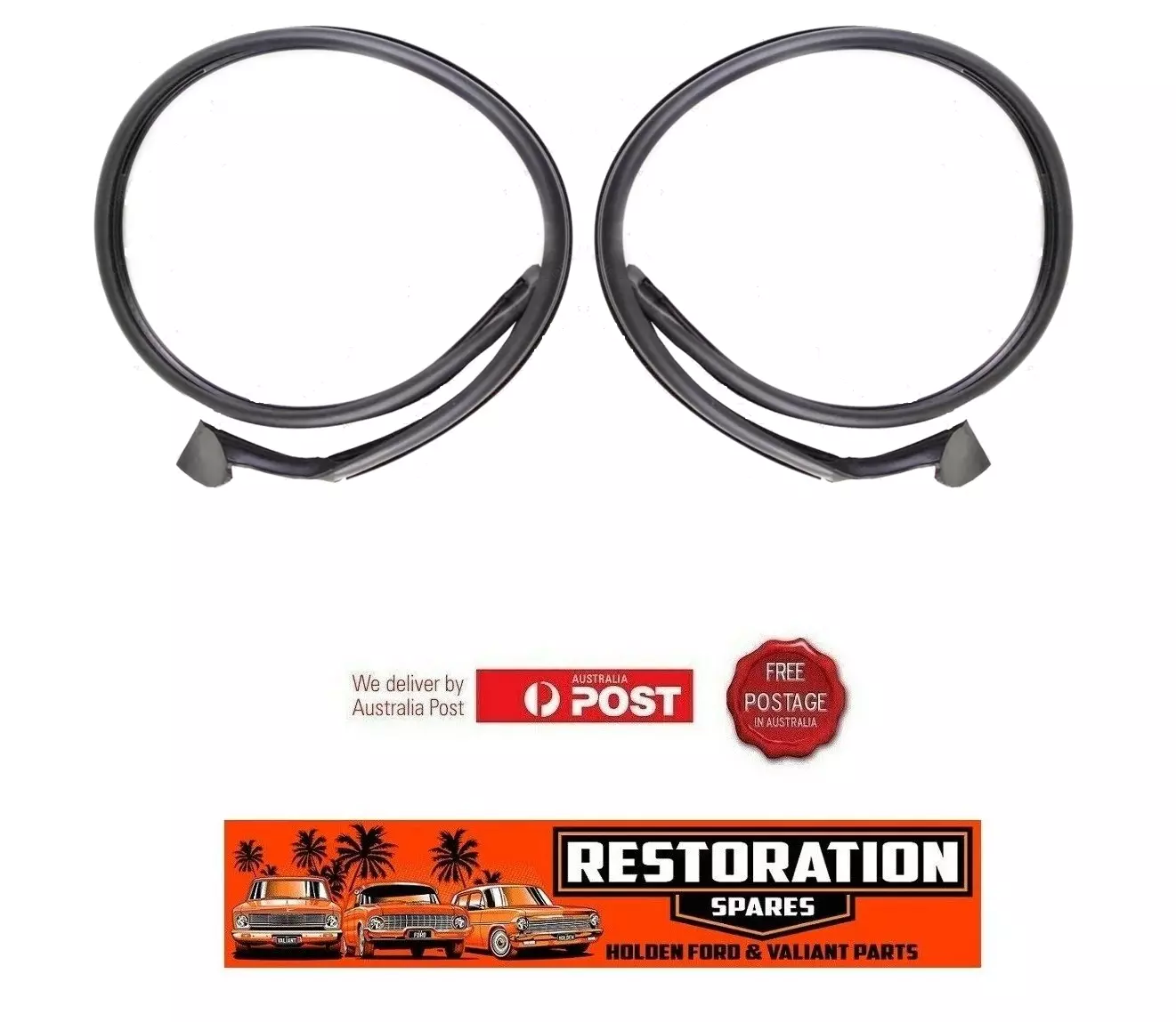 HOLDEN RODEO TFR “2 DOOR” UTE LEFT AND RIGHT HAND SIDE ROOF RAIL SEALS