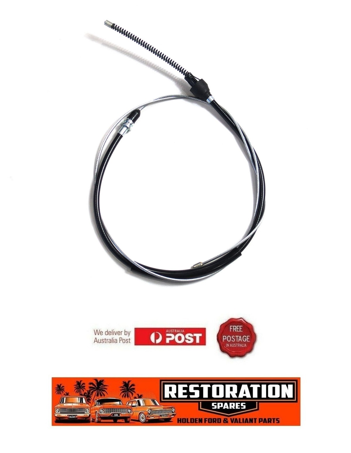 HOLDEN TORANA LH LX RIGHT HAND REAR HANDBRAKE DRUM BRAKES CABLE SS L34 SLR5000