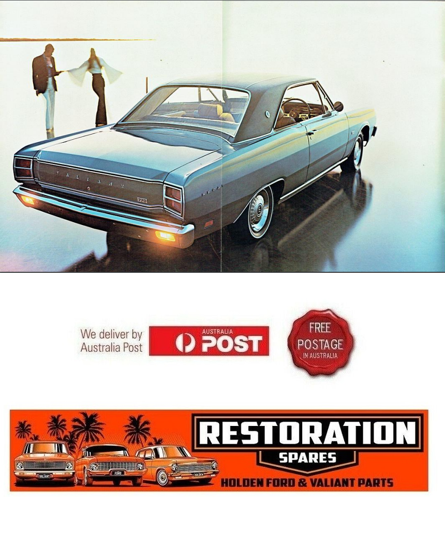 CHRYSLER VALIANT VF VG 2 door coupe BODY RUBBER KIT