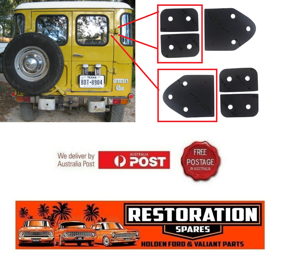 40 SERIES TOYOTA LANDCRUISER BARN DOOR HINGE RUBBER GASKET KIT