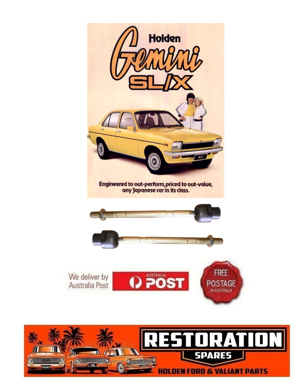 HOLDEN GEMINI TX TC TD TE TF TG STEERING RACK END KIT MANUAL STEERING ONLY